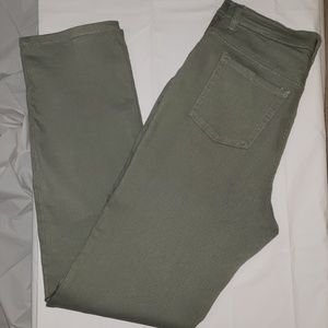 Gloria Vanderbilt Jean's Size 10 Army Green